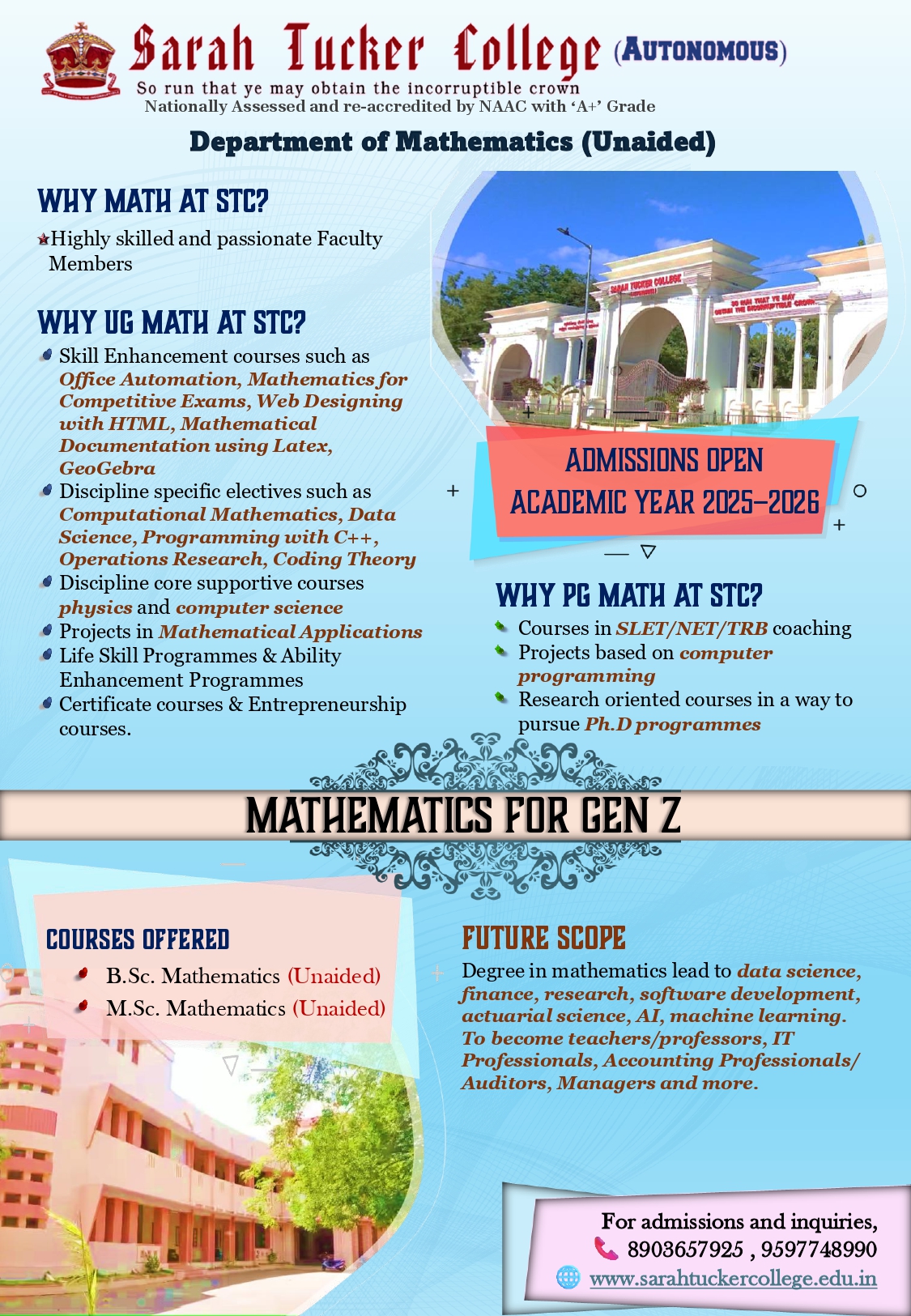 Mathematics(Unaided)